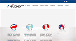 Desktop Screenshot of maximoingles.com