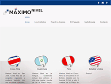 Tablet Screenshot of maximoingles.com